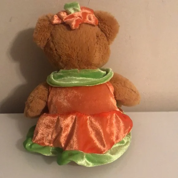 Bear Dressed as a Pumpkin. - Picture 3 of 4
